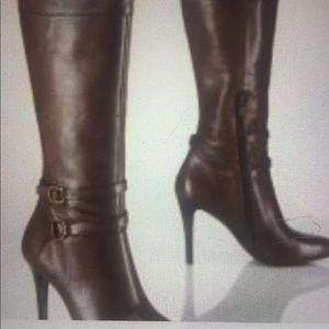 Lauren Ralph Lauren Dark Brown Heeled Boot